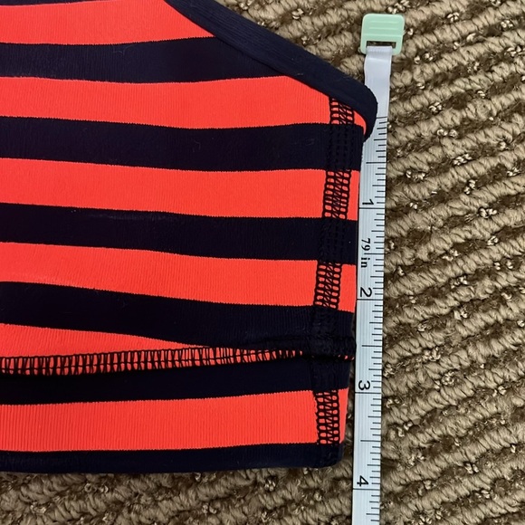 Lululemon Flow Y Bra IV Sea Stripe Light Flare Inkwell - Picture 14 of 16